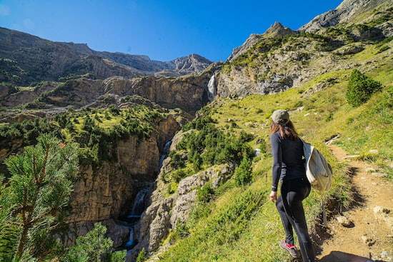 Ruta hacia las cascadas del Cinca